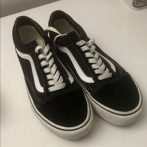 Vans Black and White Sneakers